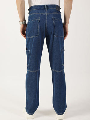 Thomas Scott Men MidBlue Loose Relaxed Fit Jeans