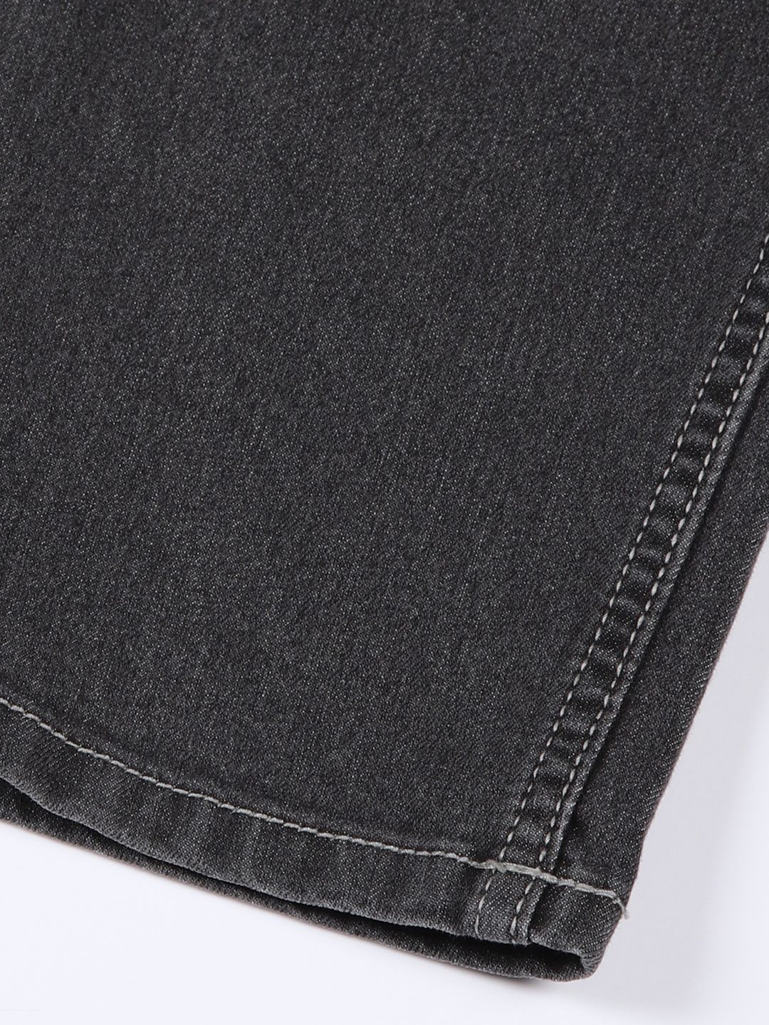 DarkGrey Slim Fit Mid-Rise Clean Look Non stretchable Jeans