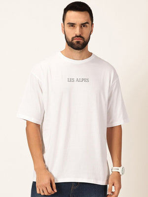 Thomas Scott Men Graphic Printed Bio Finish Pure Cotton Oversized T-shirt