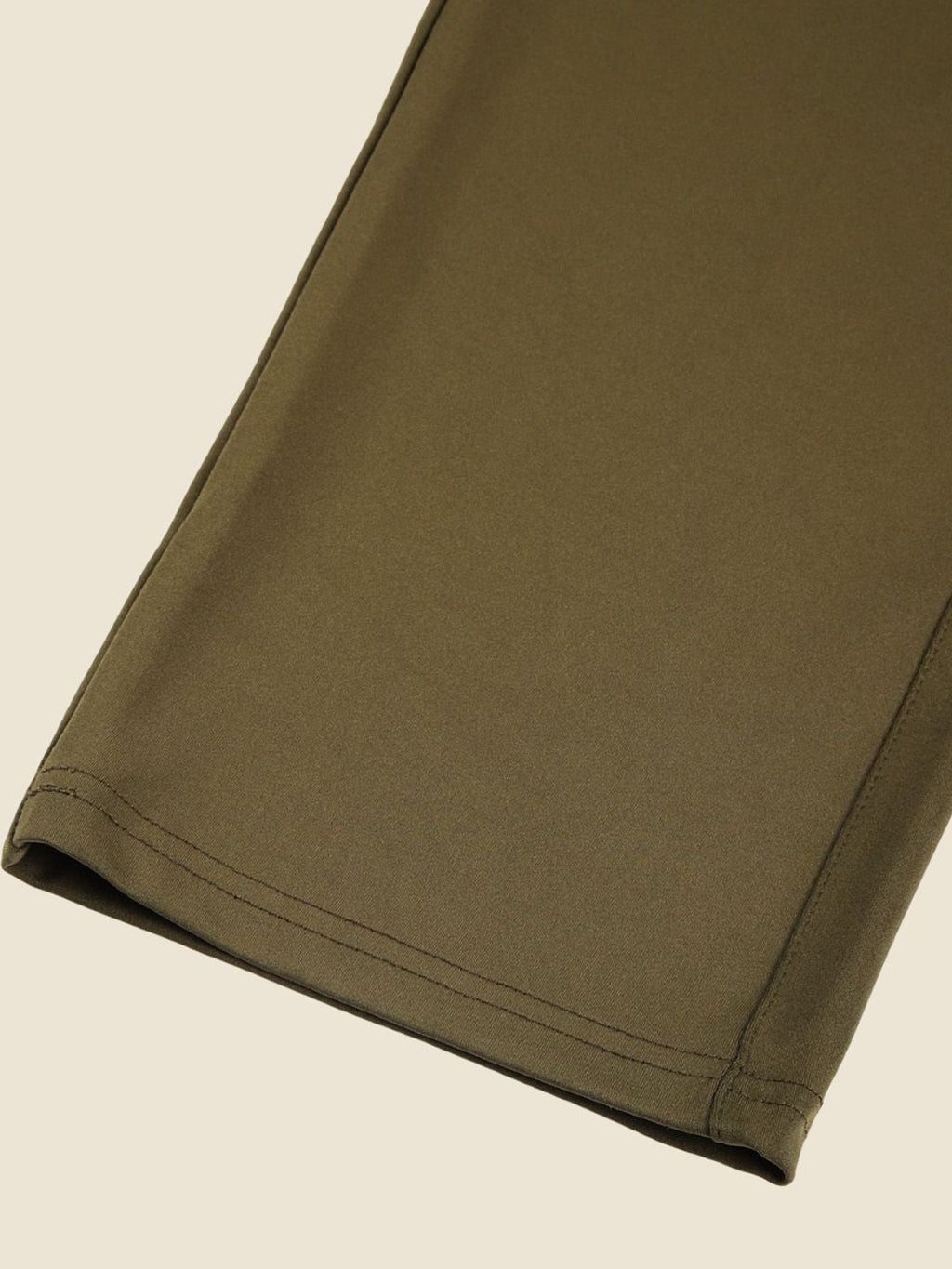 Olive Mid-Rise Relaxed-Fit Track Pants For Men