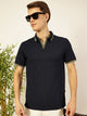 Thomas Scott Men Navy Blue Regular Fit Polo Tshirt - S