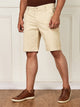 Thomas Scott Men Beige Mid-Rise Regular Fit Woven Chinos Shorts