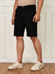 Thomas Scott Men Black Mid-Rise Regular Fit Woven Chinos Shorts