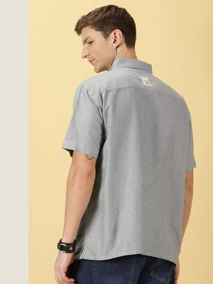 Thomas Scott Men Relaxed Boxy Pure Cotton Casual Shirt
